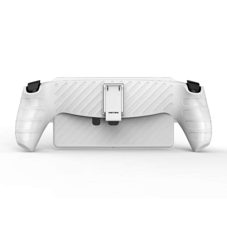 TPU Stripe Game Console Case with Holder, TPU Stripe