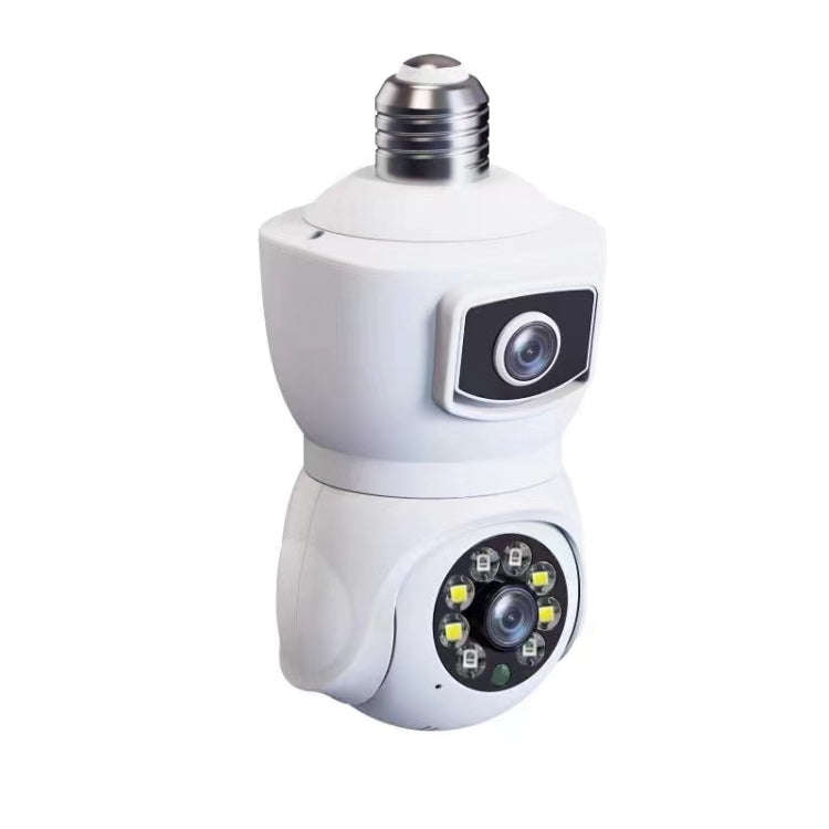 DP41 Bulb-type Dual-lens Motion Tracking Smart Camera Supports Voice Intercom, DP41 (White), DP41...