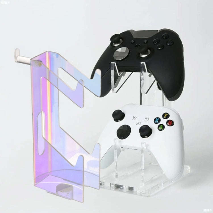 Acrylic Colorful Game Controller Headphone Storage Display Stand, Colorful Game Controller Displa...