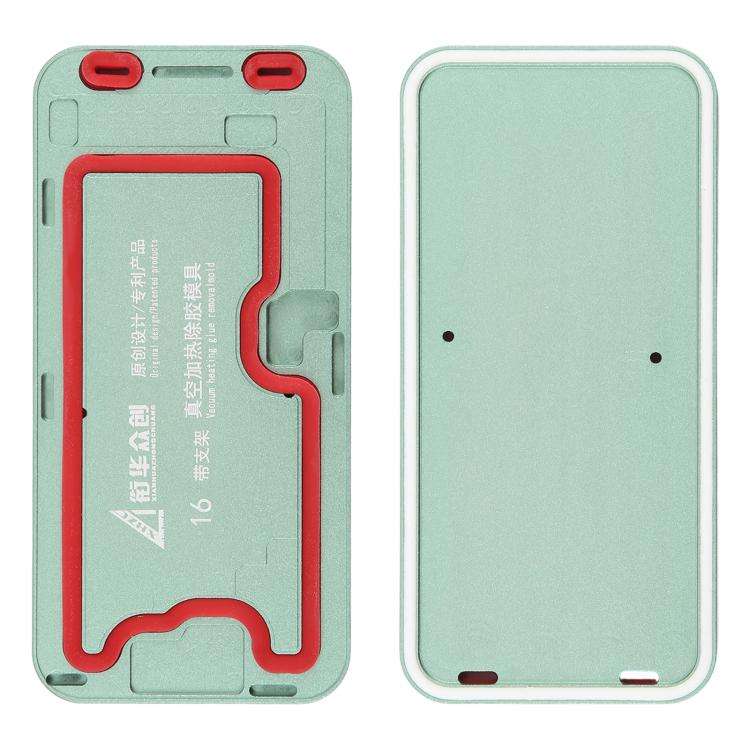 LCD Screen Frame Vacuum Heating Glue Removal Mold with Holder, For iPhone 16 Pro Max, For iPhone ...
