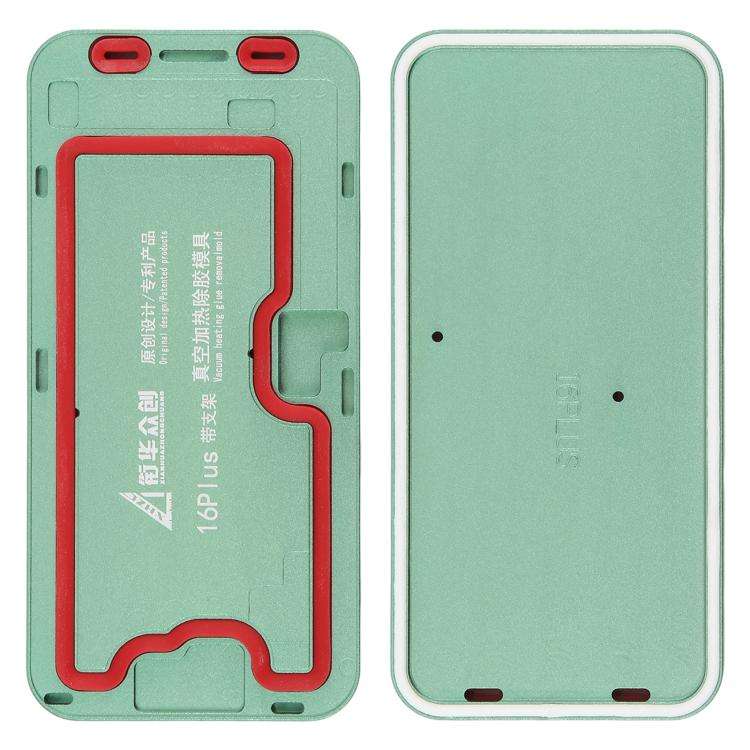 LCD Screen Frame Vacuum Heating Glue Removal Mold with Holder, For iPhone 16 Pro Max, For iPhone ...