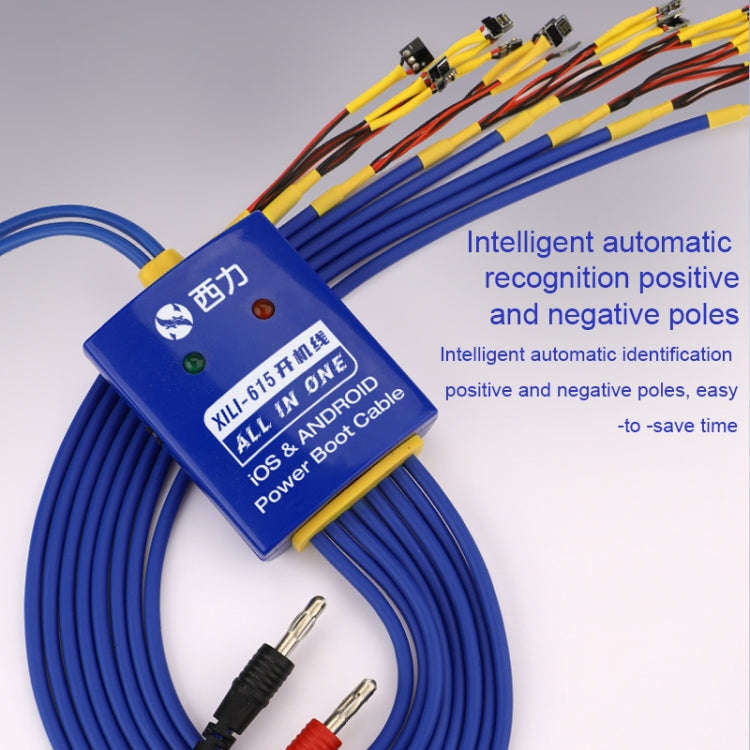 XILI 615 iBoot Power Supply On/Off Boot Line for iPhone 6 Plus-15 Pro Max / Android, XILI 615