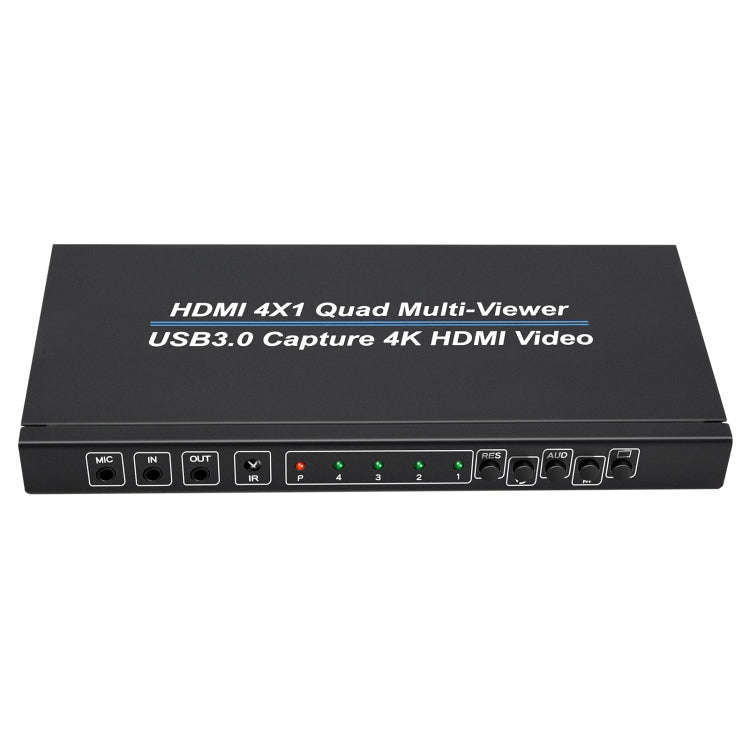 NK-941S 4K HDMI 4x1 Screen Splitter + USB3.0 Video Capture All In One Machine, NK-941S