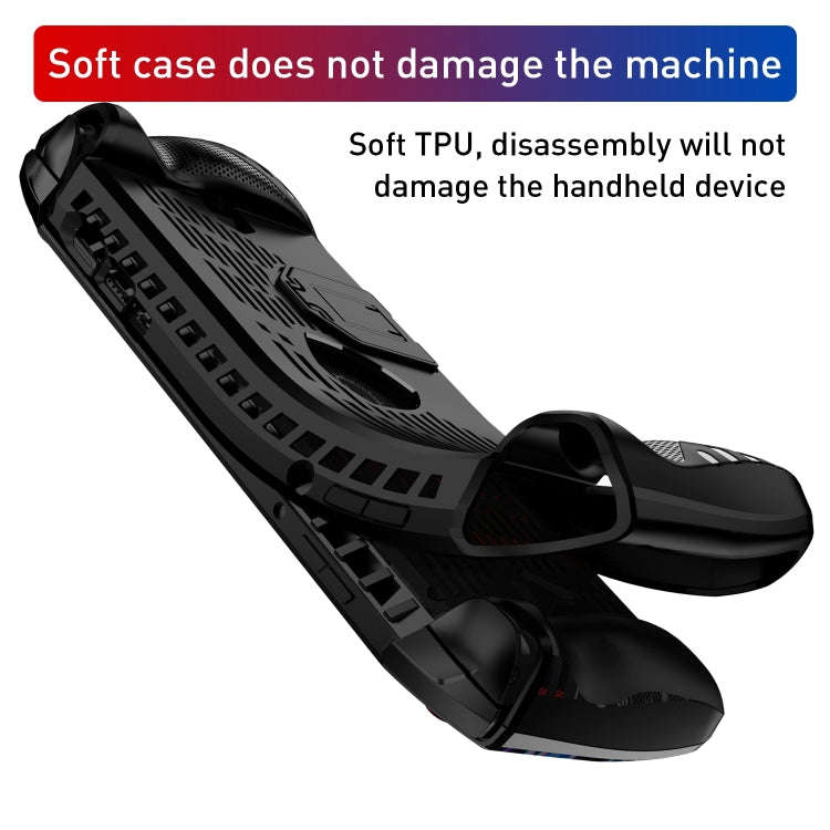 TPU Game Console Protective Case with Stand, For MSI Claw A1M