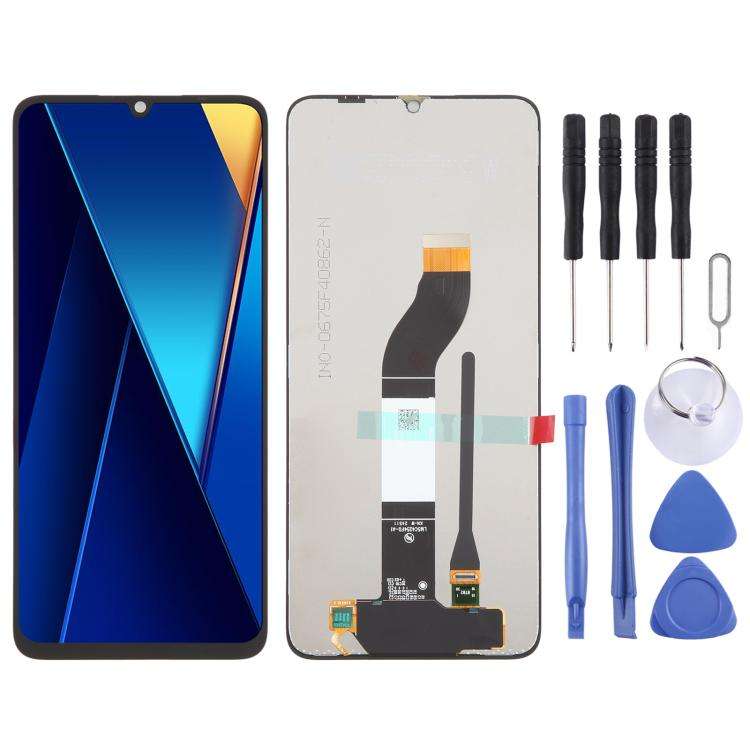 Original IPS Material LCD Screen with Digitizer Full Assembly, For Xiaomi Poco C61, For Xiaomi Re...
