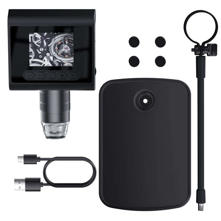 P190 1000X Desktop HD Digital Microscope with 2.4 inch Screen, P190