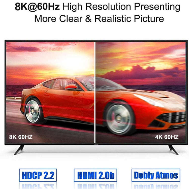 OZ 8K 60Hz 2 in 1 Out Two Ways HDMI Switcher, 8K 60Hz