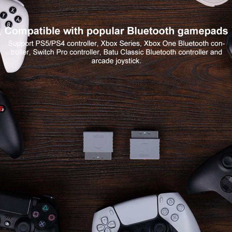 For PS 8Bitdo 83KA Wireless Bluetooth Receiver, For PS