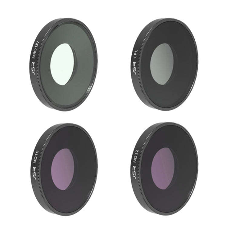 For DJI Osmo Action 4 JUNESTAR Threaded Camera Lens Filter, MCUV, CPL, ND8, ND16, ND32, ND64, ND1...