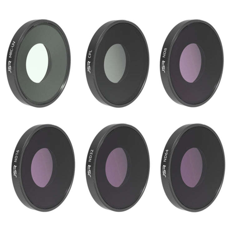 For DJI Osmo Action 4 JUNESTAR Threaded Camera Lens Filter, MCUV, CPL, ND8, ND16, ND32, ND64, ND1...