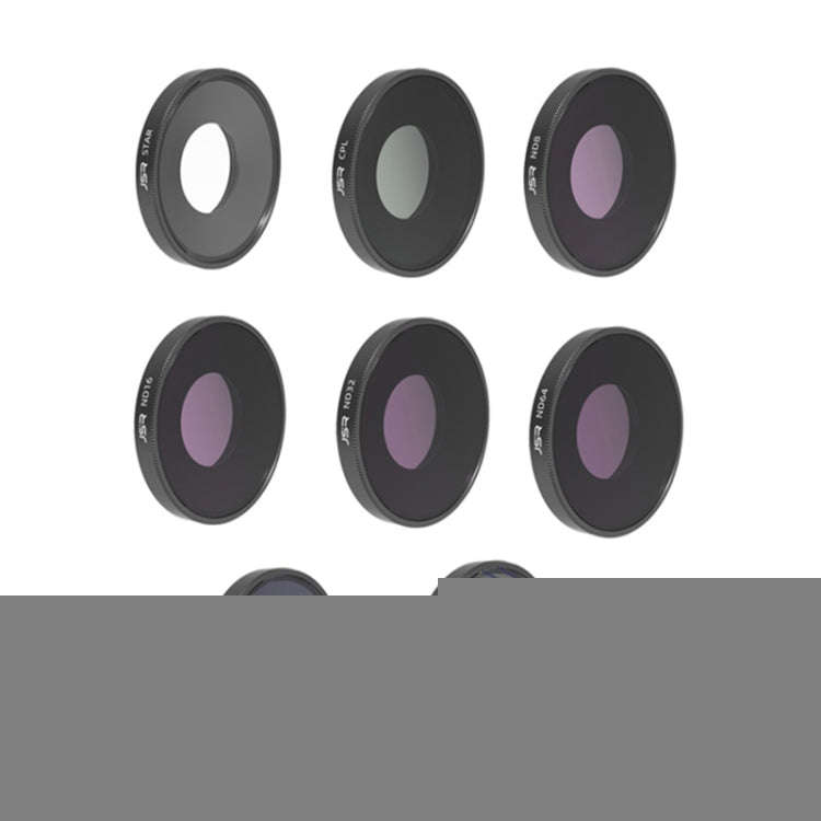 For DJI Osmo Action 4 JUNESTAR Threaded Camera Lens Filter, MCUV, CPL, ND8, ND16, ND32, ND64, ND1...