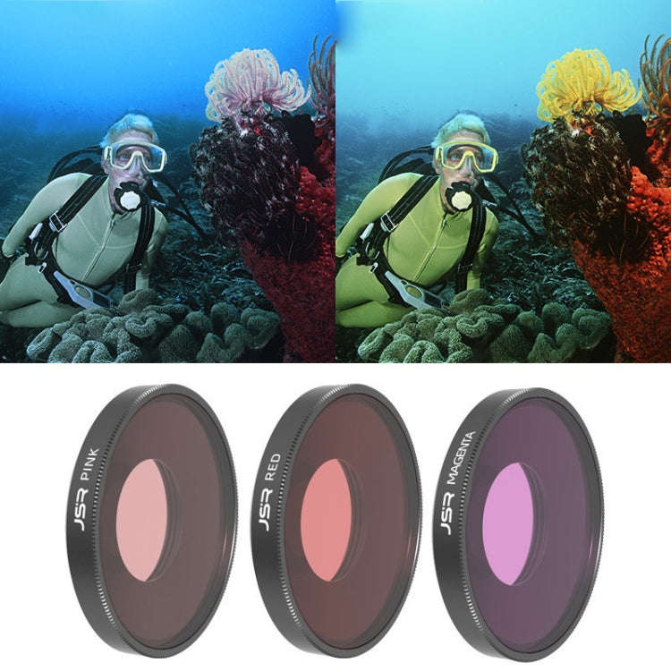 For DJI Osmo Action 4 JUNESTAR Threaded Camera Lens Filter, MCUV, CPL, ND8, ND16, ND32, ND64, ND1...