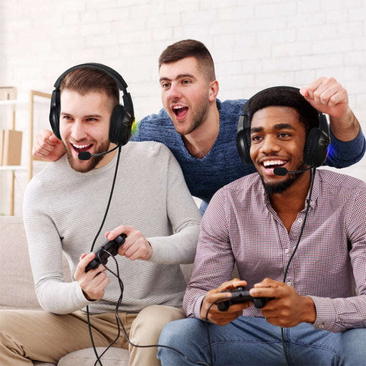 SoulBytes S20 RGB Light Gaming Headset with Mic, S20