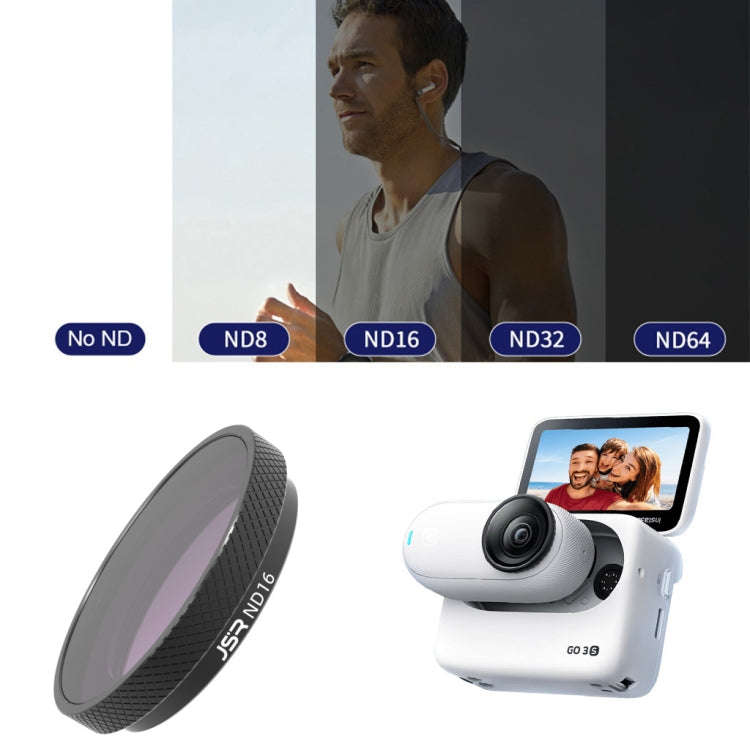 For Insta360 GO 3S JUNESTAR Camera Lens Filter, MCUV, CPL, ND8, ND16, ND32, ND64, NIGHT, STAR, Ad...
