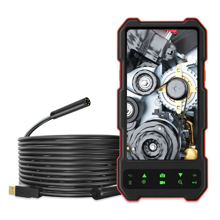 T21 4.5 inch IPS Color Screen 8mm Single Camera Split Hard Cable Industrial Endoscope, 1m, 2m, 3....
