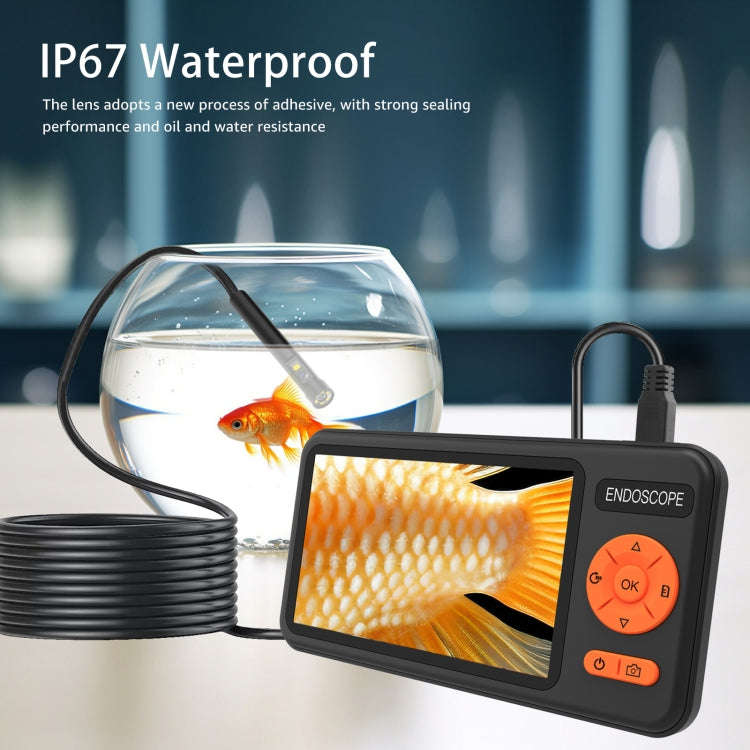 T29 5 inch IPS Screen 7.9mm Dual Lens IP67 Waterproof Industrial Endoscope With Bracket, 1m, 2m, ...