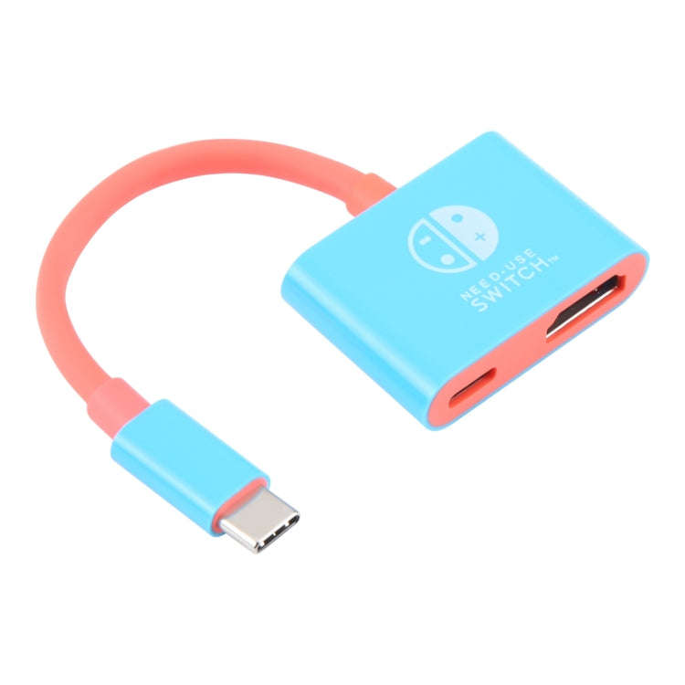 2 in 1 USB-C / Type-C to HDMI + USB-C / Type-C Video Converter for Switch / Steam, For Switch / S...