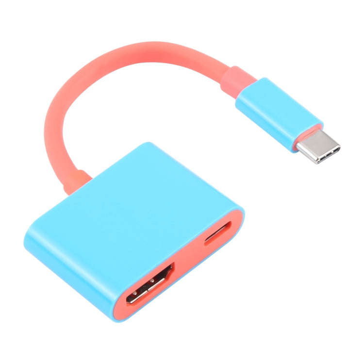 2 in 1 USB-C / Type-C to HDMI + USB-C / Type-C Video Converter for Switch / Steam, For Switch / S...