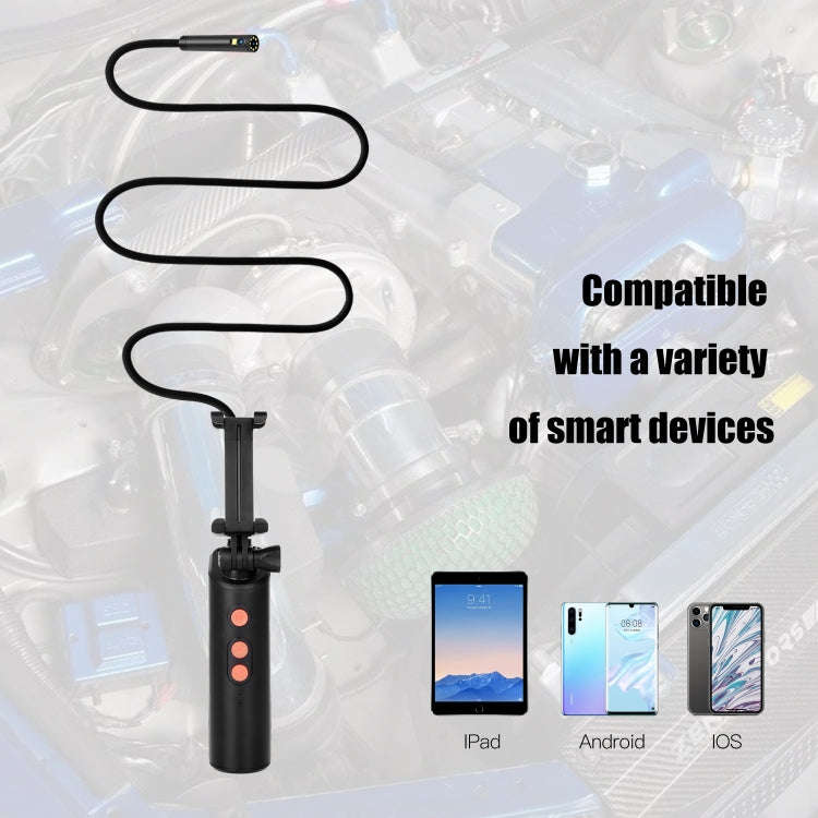 F280 8mm 1080P IP68 Waterproof Dual Camera WiFi Digital Endoscope, 2m Hard Cable, 5m Hard Cable, ...