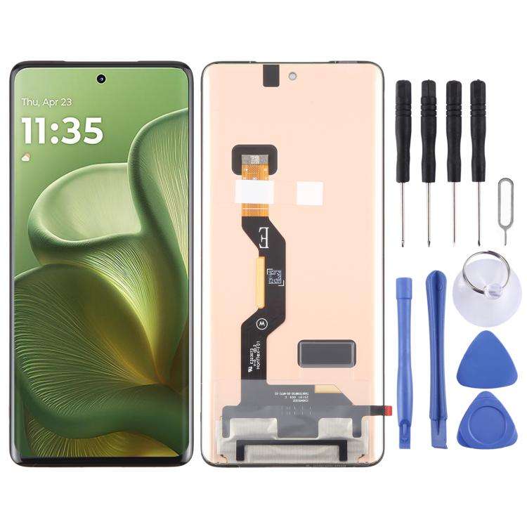 Original AMOLED LCD Screen with Digitizer Full Assembly, For Motorola Edge 60 Pro, For Motorola E...