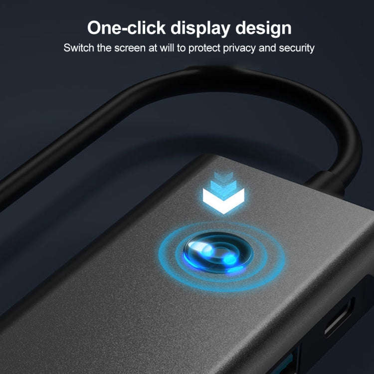 BYL-2410 9 in 1 Type-C to USB Multi-function Docking Station, BYL-2410