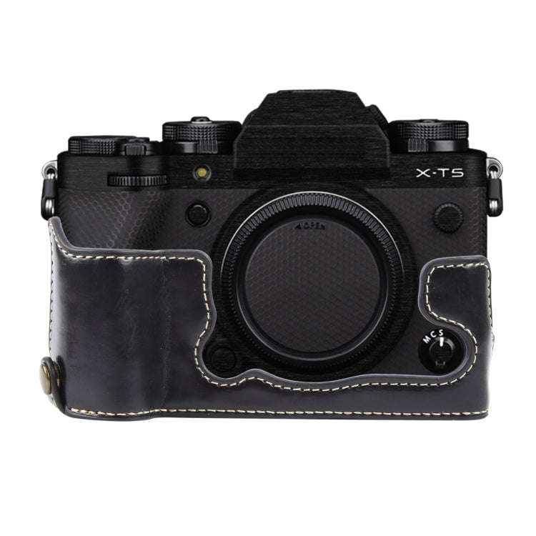Glossy PU Leather Camera Half Case Base, For FUJIFILM X100VI, For FUJIFILM X-T5