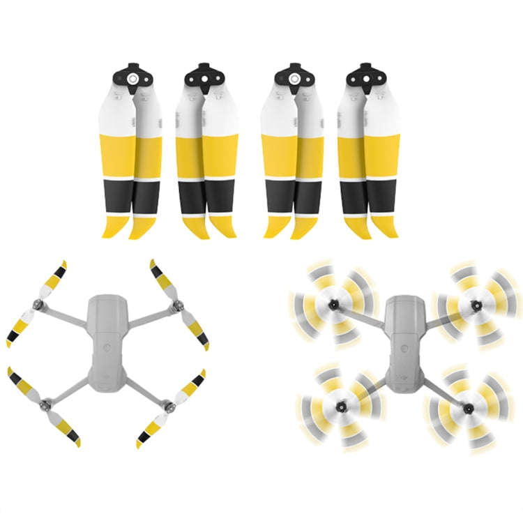 2 Pairs Sunnylife 7238F-3C For DJI Mavic Air 2 Double-sided Two-color Low Noise Quick-release Pro...