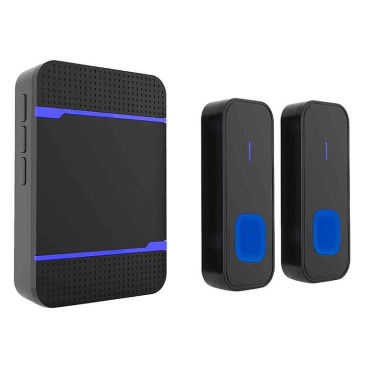 N15K-2T1-B 110dB IP55 Waterproof Wireless Doorbell, Receiver x 1 and Transmitter x 2, US Plug, N1...