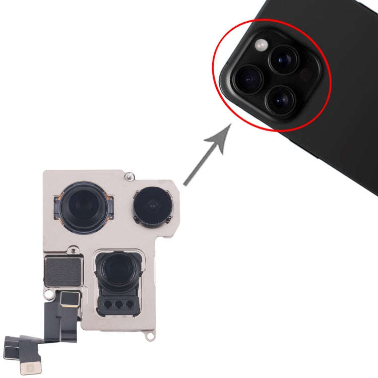 Back Facing Camera, For iPhone 16 Pro Max, For iPhone 16 Plus, For iPhone 16