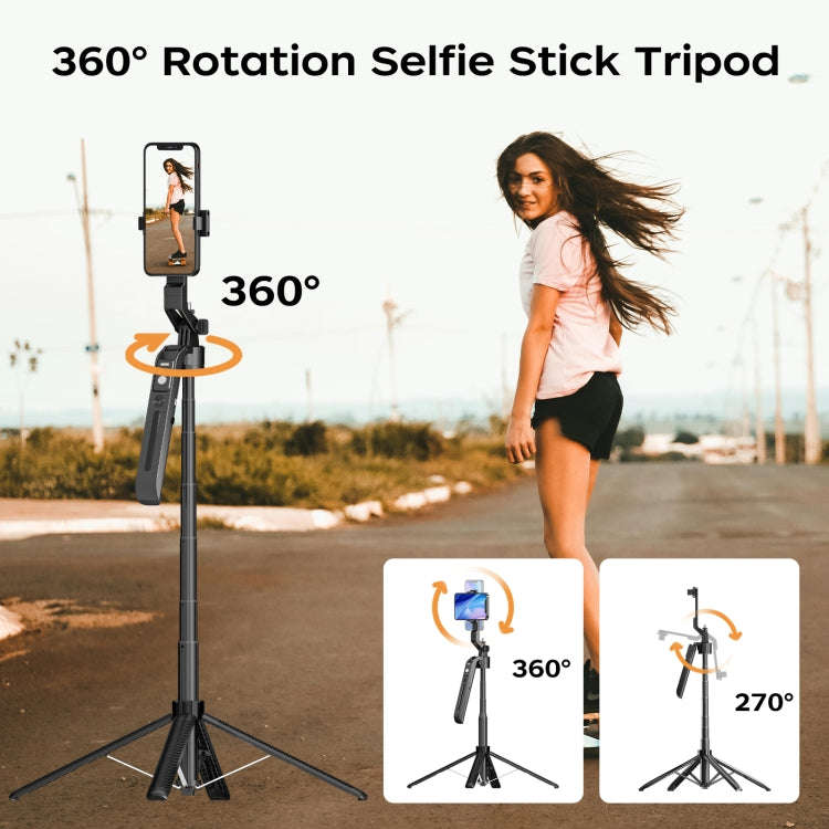 FUNSNAP A6 360 Degree Al Gimbal Selfie Stick Smart Face Tracking Integrated Tripod