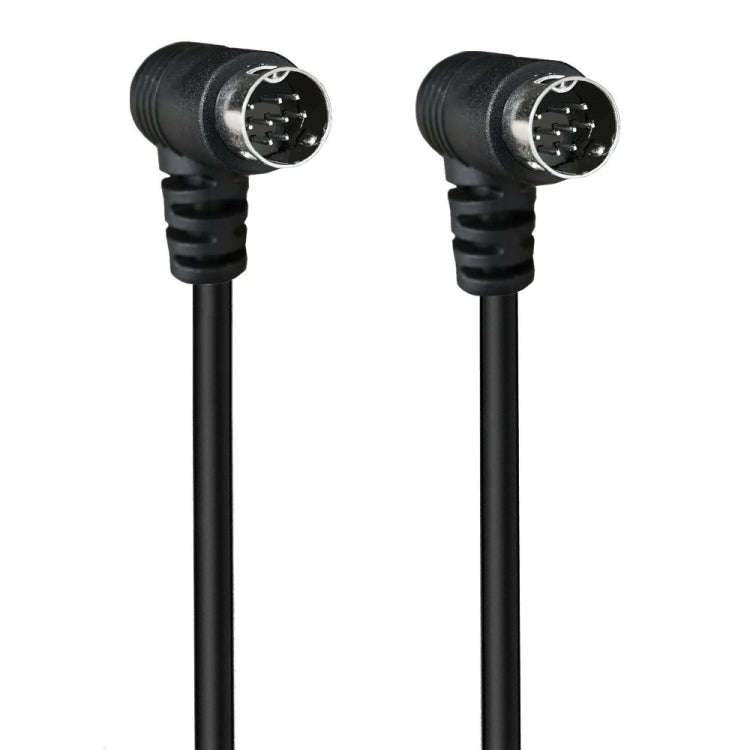 Double Curved mini DIN 9 Pin TV Audio Adapter Cable, 0.5m, 1.8m, 3m