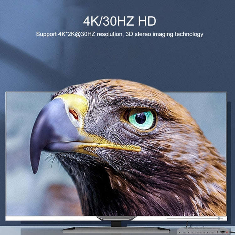 Measy MT4322 4K 30Hz 2 In 2 Out HDMI Matrix Switch Support Seamless Switching, EU Plug, US Plug, ...