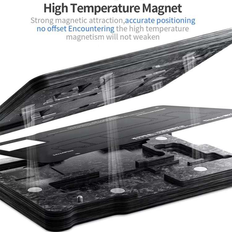 Qianli 4 in 1 Magnetic Middle Layer BGA Reballing Platform for iPhone 16 Series, Qianli for iPhon...