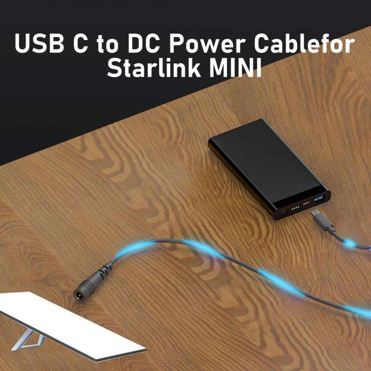 Type-C to DC 5.5x2.1mm 100W Computer Charging Adapter, 0.5m, 2m, 3m, 5m, 10m