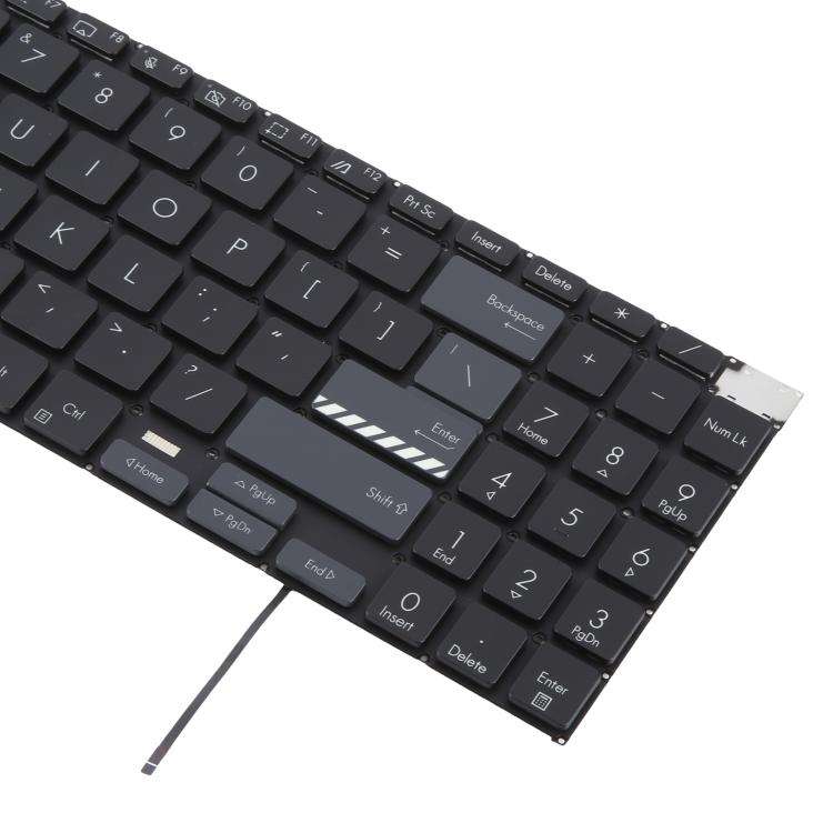 US Version Backlit Laptop Keyboard for Asus Vivobook Pro 15X OLED K6501 M6501, K6501 (Black), K65...
