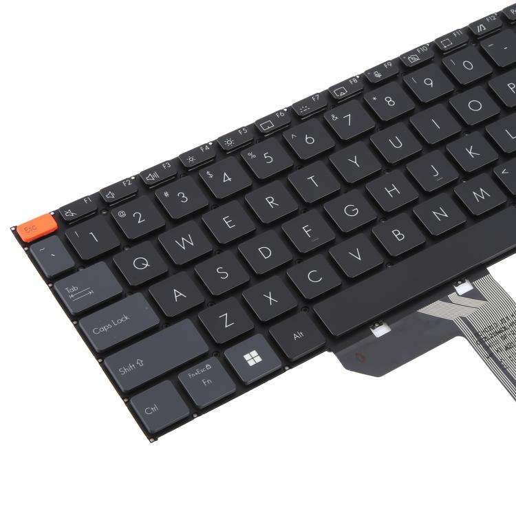 US Version Backlit Laptop Keyboard for Asus Vivobook Pro 15X OLED K6501 M6501, K6501 (Black), K65...