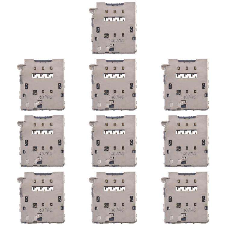 10pcs Original SIM Card Reader, For Galaxy S24 Ultra SM-S928, For Galaxy S24+ SM-S928, For Galaxy...
