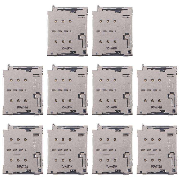 10pcs Original SIM Card Reader, For Galaxy S24 Ultra SM-S928, For Galaxy S24+ SM-S928, For Galaxy...