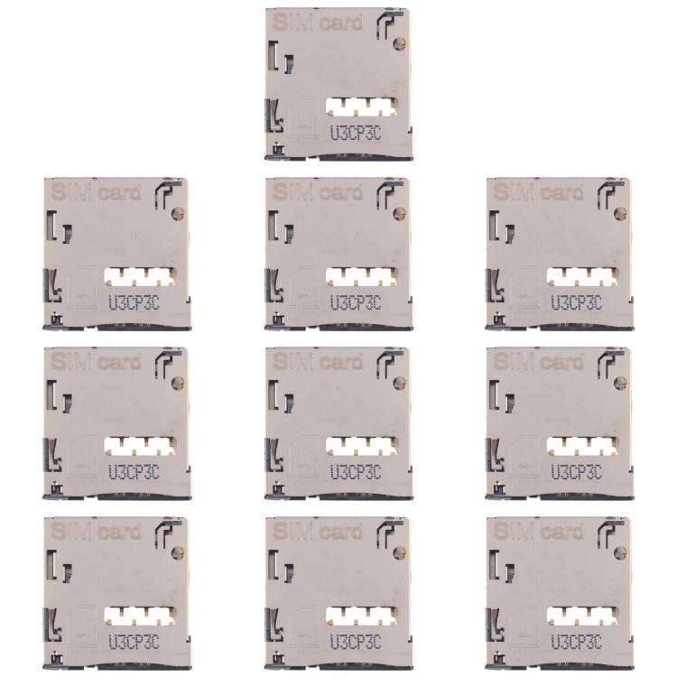 10pcs Original SIM Card Reader, For Galaxy S24 Ultra SM-S928, For Galaxy S24+ SM-S928, For Galaxy...