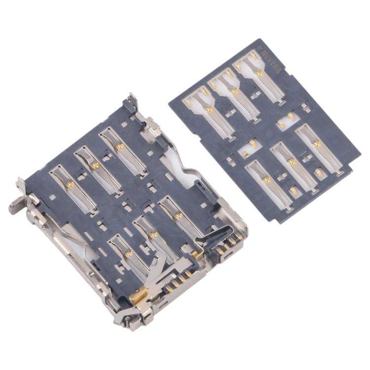 10pcs Original SIM Card Reader, For Galaxy S24 Ultra SM-S928, For Galaxy S24+ SM-S928, For Galaxy...