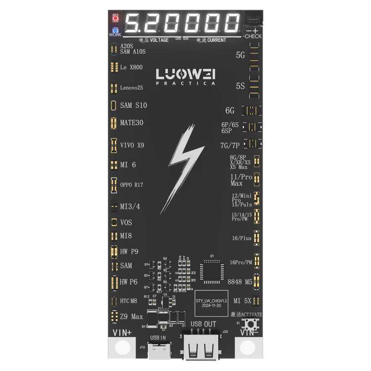 LUOWEI LW-B03 Battery Fast Charging Activation Board for iPhone/Android, LW-B03