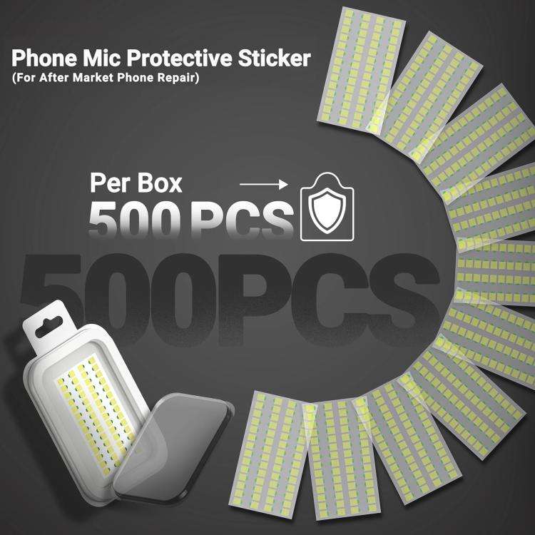 2UUL DA32 500 in 1 Phone Mic Protective Sticker, DA32
