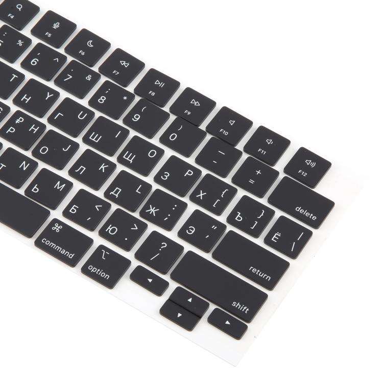 For MacBook A2442 A2485 A2779 A2780 A2991 A2992 A2918 10pcs US Small Enter Version Keycaps, Russi...