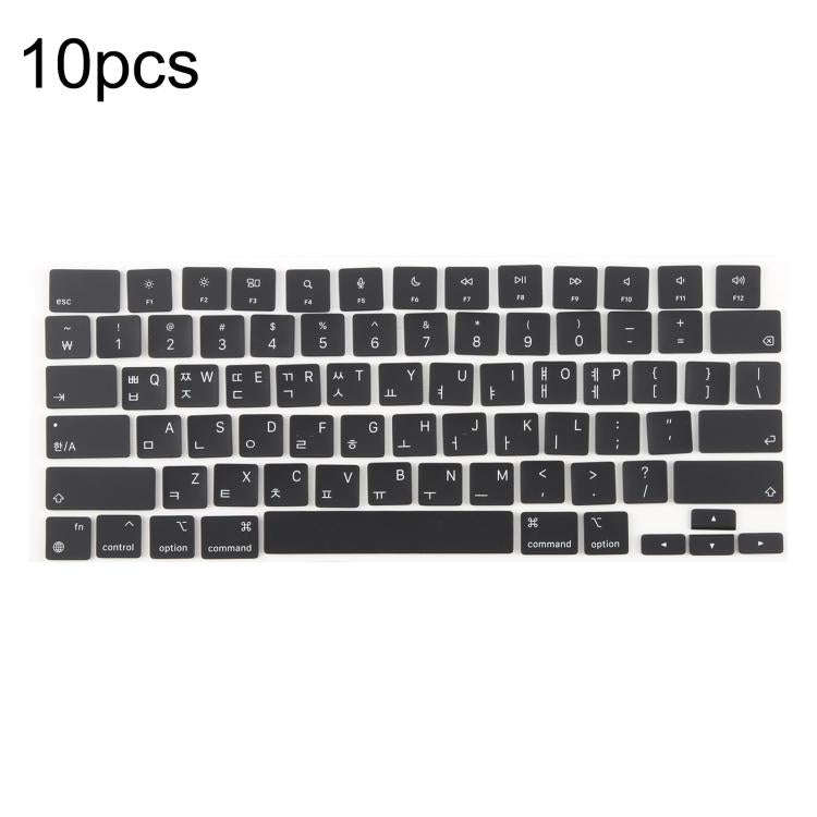For MacBook A2442 A2485 A2779 A2780 A2991 A2992 A2918 10pcs US Small Enter Version Keycaps, Russi...