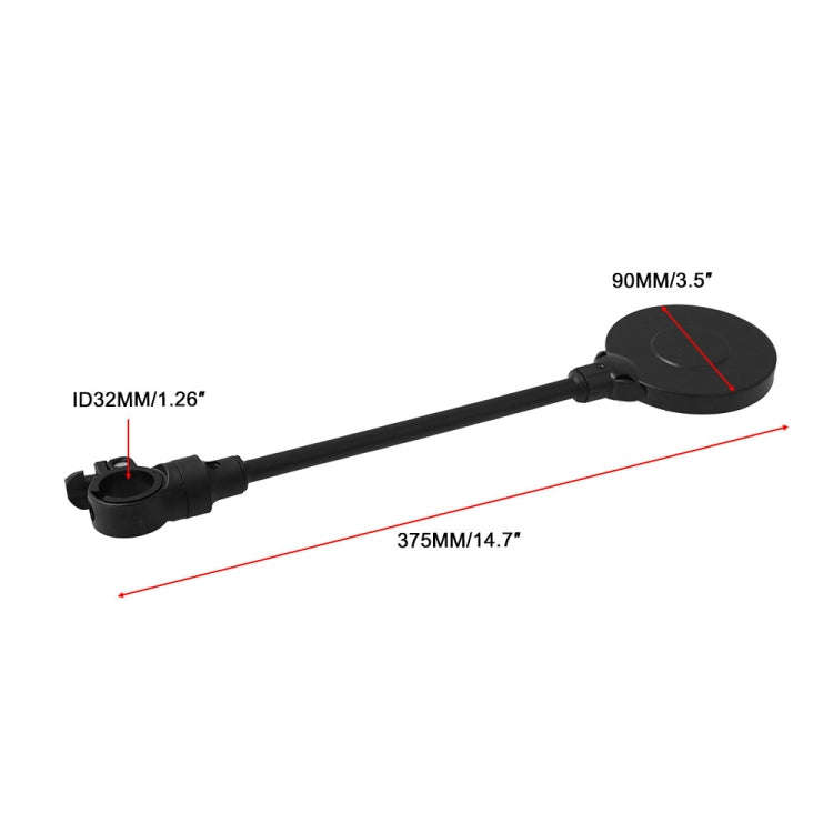 Pair Mountain Bike / Electric Motorcycle Multifunctional Adjustable Handlebar Rearview Mirror, MB...