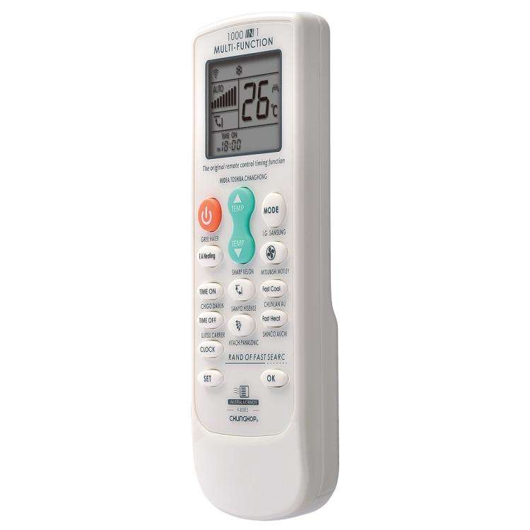 CHUNGHOP K-830ES Universal Air Conditioner Remote Control with Brand Button Pairing Function, K-8...