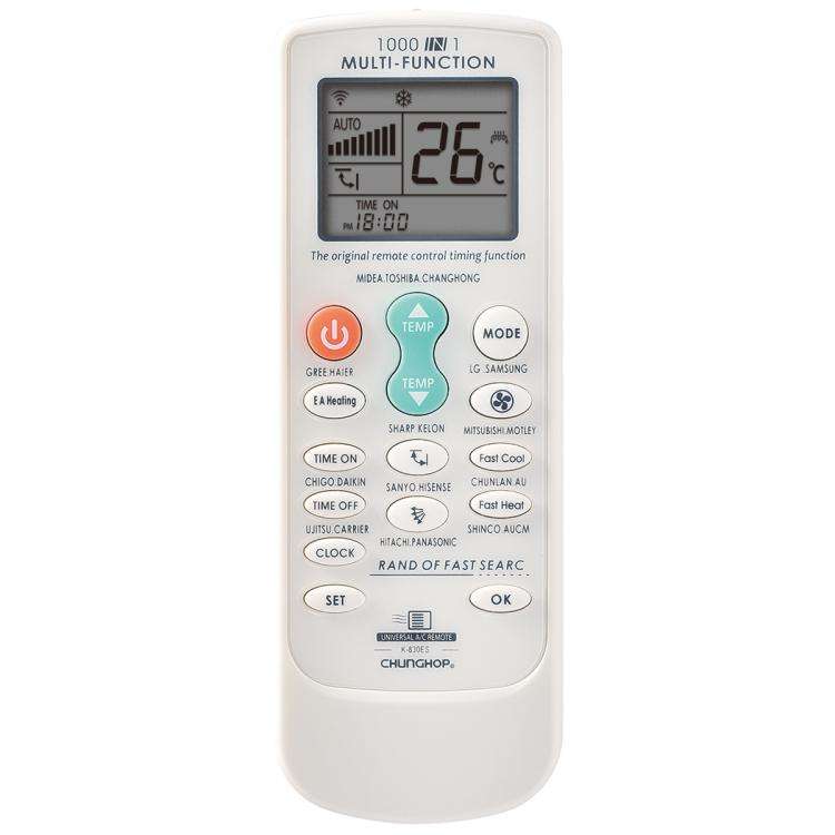 CHUNGHOP K-830ES Universal Air Conditioner Remote Control with Brand Button Pairing Function, K-8...