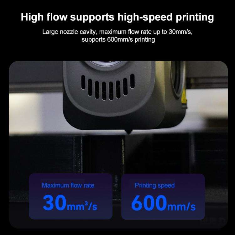 0.4mm Removable Steel Nozzle 3D Printer Part, For Creality K2 / Hi
