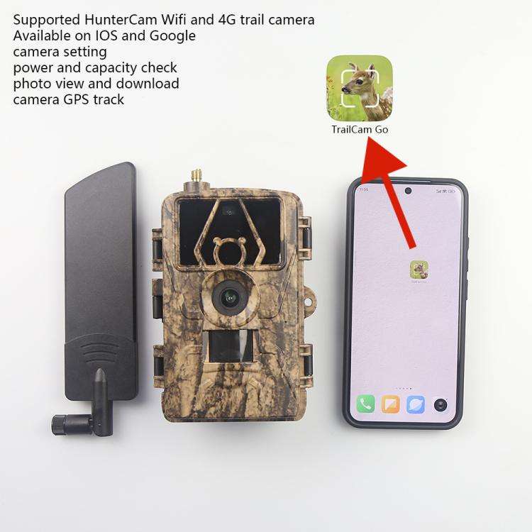 PR801G 4G EU Version 8K HD Night Vision Infrared Motion Detection Hunting Camera, PR801G EU Version