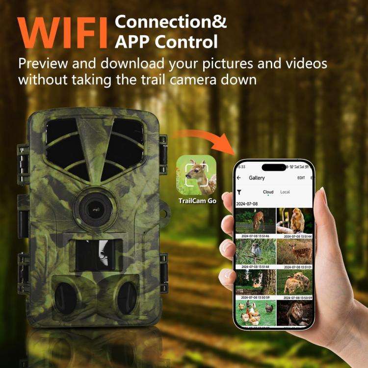 PR906W WiFi Version 5K HD Night vision Infrared Hunting Camera, PR906W